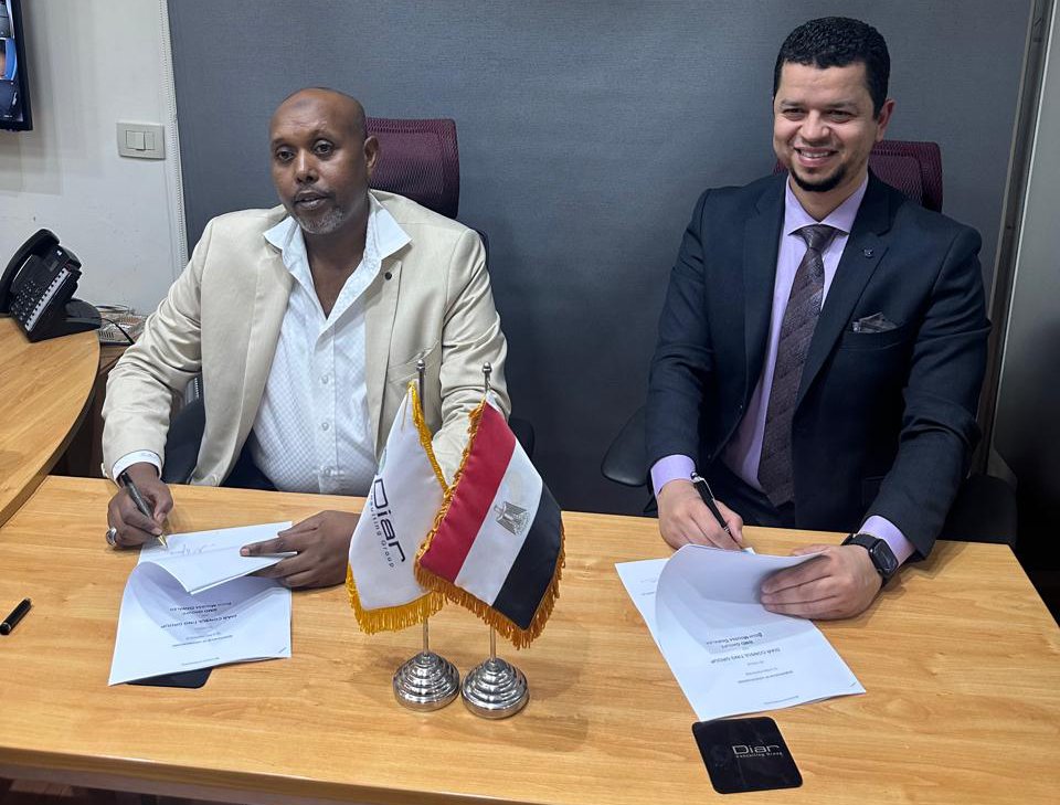 BMD Groupe and Diar Consulting Group representatives at the MoU signing ceremony in Djibouti